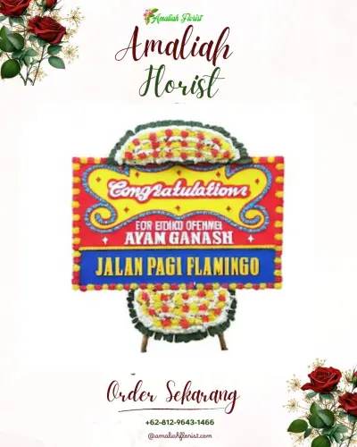 Bunga Papan Congratulation di Luwansa Hotel & Convention Center Manado